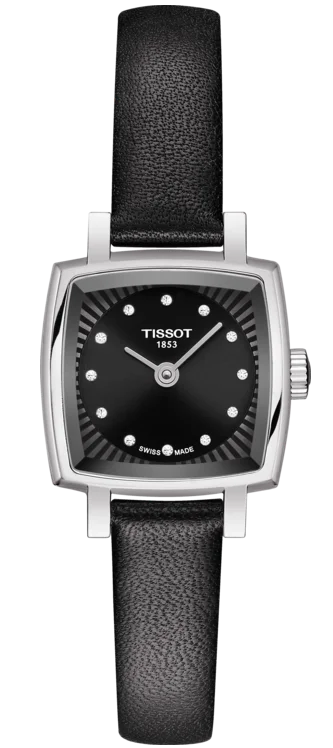 women's Tissot with rubber straps -Tissot Watch Lovely Square