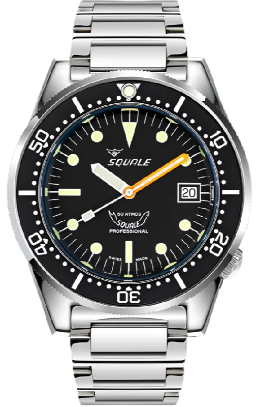 men's mechanical watches for collectors -Squale 1521 Classic Bracelet