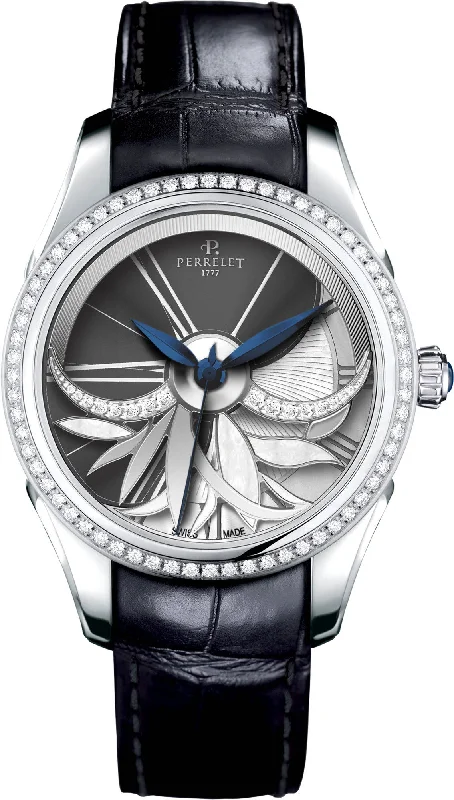 women's mechanical watches with Swiss SuperLuminova design -Perrelet Watch Diamond Flower Amytis women's mechanical watches with Swiss SuperLuminova design -Perrelet Watch Diamond Flower Amytis