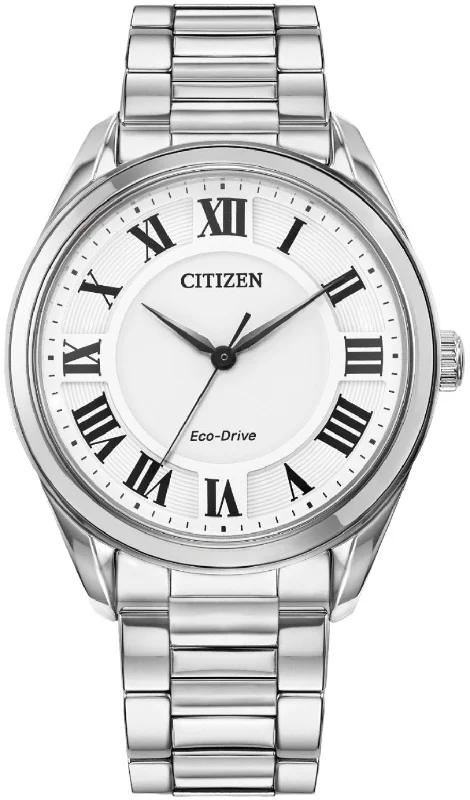 women's Citizen with canvas straps -Citizen Arezzo Eco Drive Ladies
