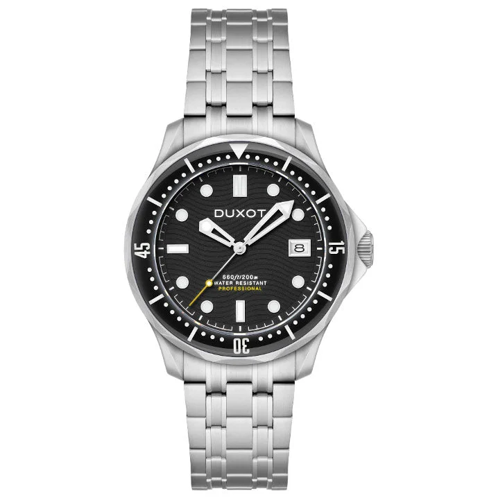 men's skeletonized watches with sapphire crystal -Duxot Henri Diver Automatic Ink Black men's skeletonized watches with sapphire crystal -Duxot Henri Diver Automatic Ink Black