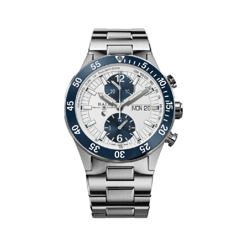slim-automatic-movement-Roadmaster Rescue Chronograph White Dial, 42 mm