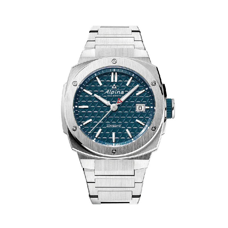 men's field watches with Japanese SuperLuminova style design -Alpiner Extreme Automatic 39mm - Blue men's field watches with Japanese SuperLuminova style design -Alpiner Extreme Automatic 39mm - Blue