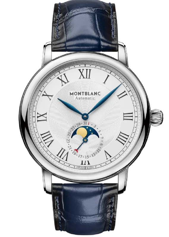 men's mechanical watches with BGW9 SuperLuminova design -Montblanc Star Legacy Moonphase