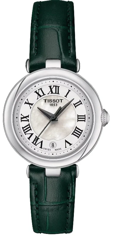 women's Tissot limited edition watches -Tissot Bellissima Green Leather