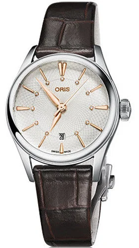 women's mechanical watches for watch collectors -Oris Watch Artelier Lady Date Leather women's mechanical watches for watch collectors -Oris Watch Artelier Lady Date Leather