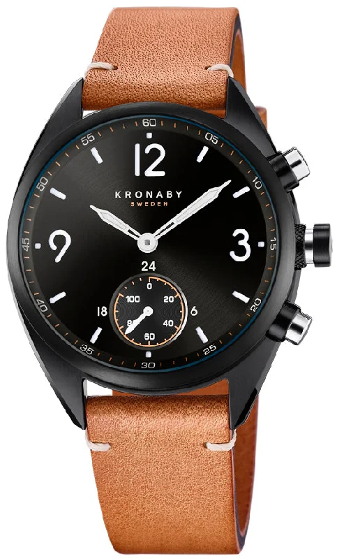 Smart Watches for Mens Glucose Monitoring-Kronaby Apex Smartwatch