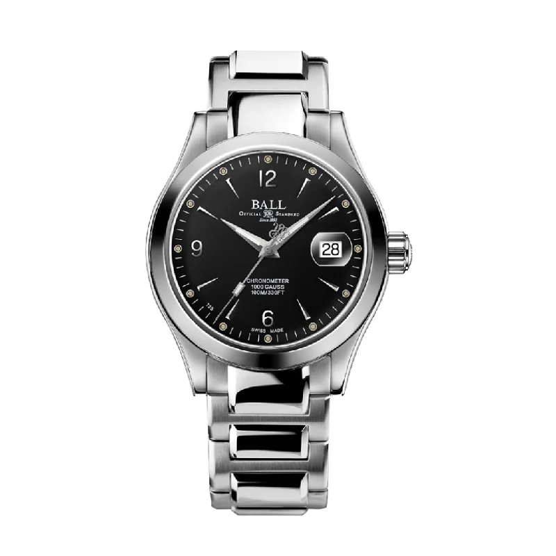 men's mechanical watches with silicone style straps -BALL ENGINEER III NM9026C-S5CJ-BK OHIO CHRONOMETER MEN WATCH