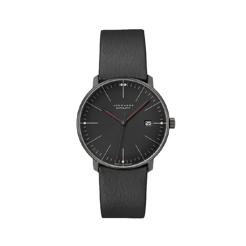 men's digital watches with hand-wound style design -Max Bill Automatic Bauhaus