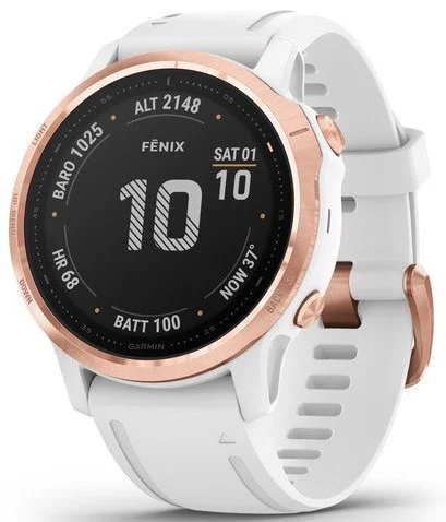 Mens Smart Watches Interchangeable Straps-Garmin Watch Fenix 6S Pro Rose Gold D