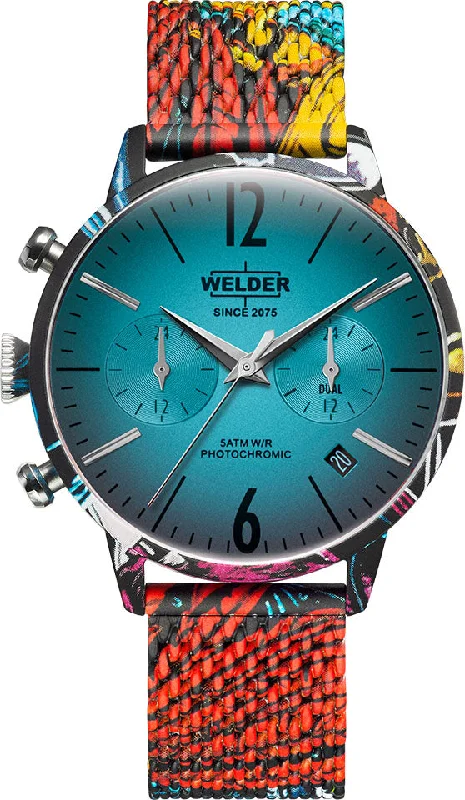 women's mechanical watches with diamonds -Welder Watch Moody Dual Time