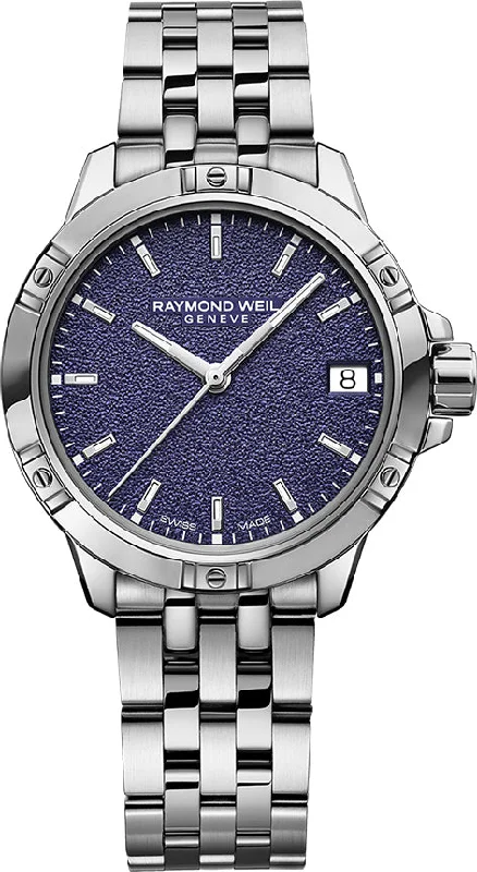 women's Raymond Weil with silicone straps -Raymond Weil Tango Deep Purple Frost D