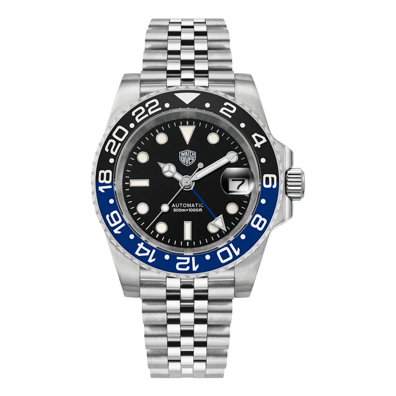 men's dive watches with classic style -★US Pre-Owned★Watchdives WD16760 NH34 Sub GMT Watch