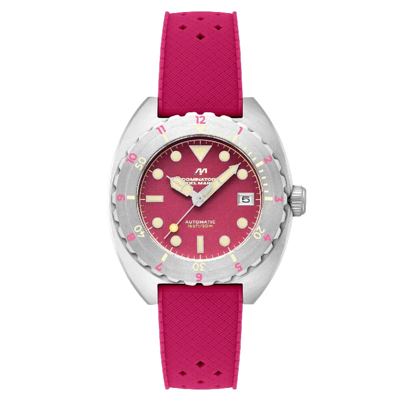 bold men's skeletonized watches for statement style -Dominatore Del Mare Amalfi Automatic Merlot Red bold men's skeletonized watches for statement style -Dominatore Del Mare Amalfi Automatic Merlot Red