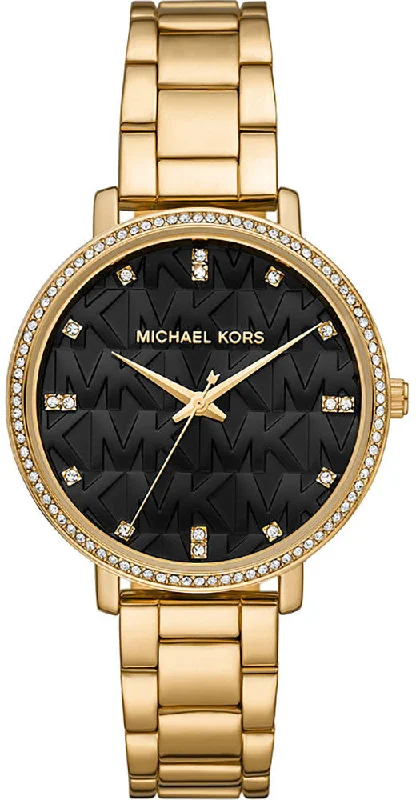 women's Michael Kors vintage design watches -Michael Kors Pyper Pave Ladies