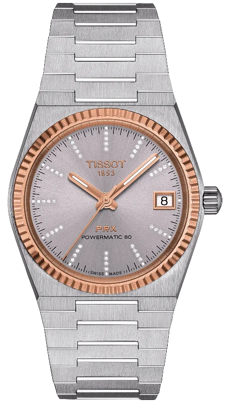 women's Tissot magnetic-resistant design watches -Tissot PRX Powermatic 80 35mm