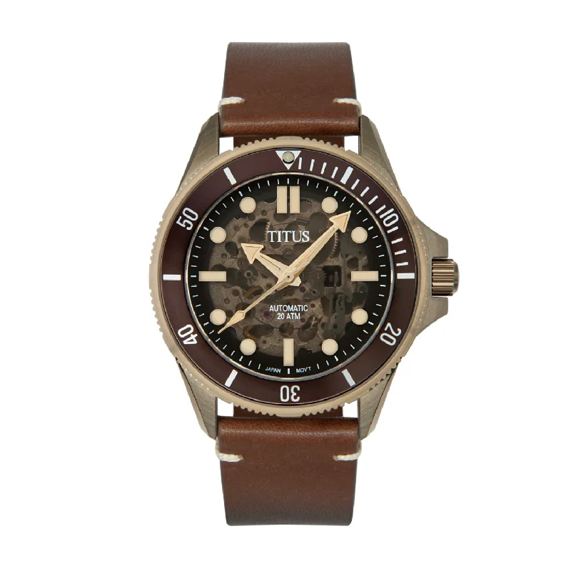 men's mechanical watches with interchangeable style straps -SOLVIL ET TITUS VALOR W06-03296-007 3 HANDS SKELETON MECHANICAL MEN WATCH