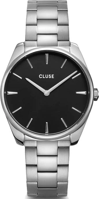 women's mechanical watches with anniversary edition display function -Cluse Feroce Steel Black women's mechanical watches with anniversary edition display function -Cluse Feroce Steel Black