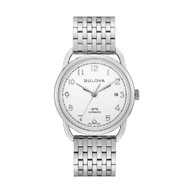 men's chronograph watches with water-resistant design -Commodore Silver Dial