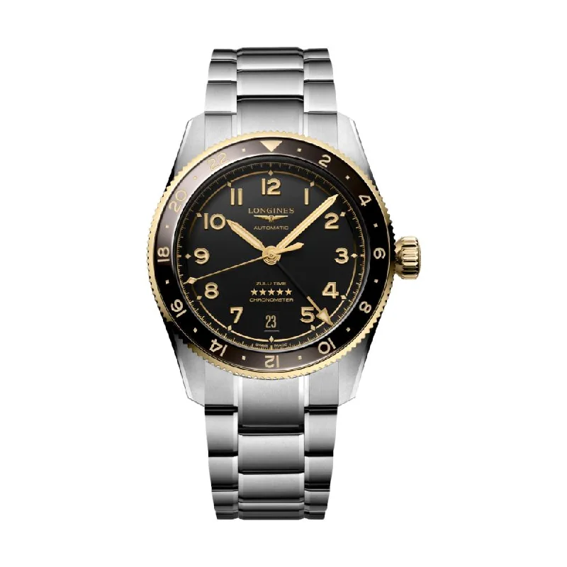 men's field watches with hand-wound style design -Spirit Zulu Time 39mm S&G