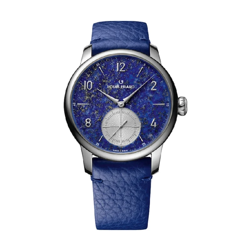 men's field watches with magnifying design -Excellence Petite Seconde Lapis Lazuli