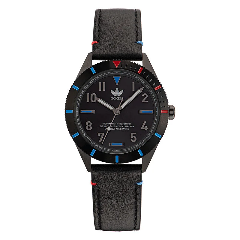 Unisex Formal Event Style Watches-Adidas Originals Edition Three Unisex Black Watch AOFH22506 Unisex Formal Event Style Watches-Adidas Originals Edition Three Unisex Black Watch AOFH22506