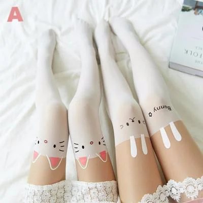 Japanese fake high tube pantyhose 2 pieces YV2361