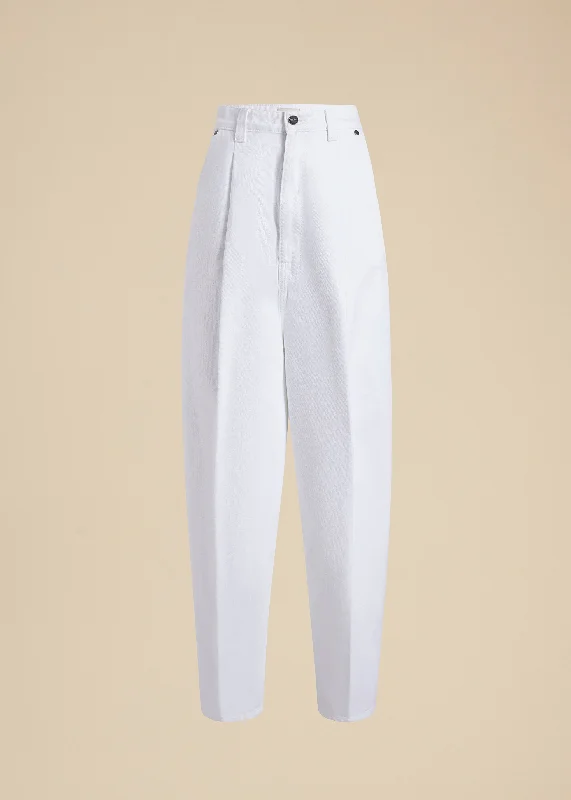 The Ashford Jean in White