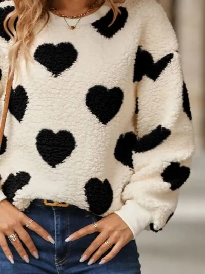 fuzzy-heart-dropped-shoulder-sweatshirt