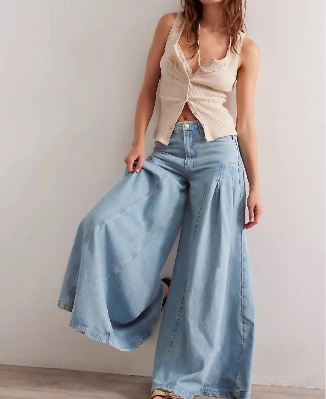 We The Free Pandora Wide Leg Jean In Union Blue